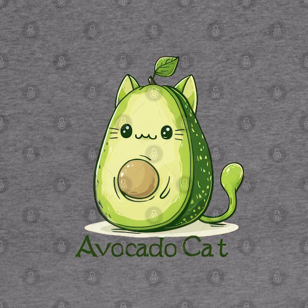 Avocado Cat by TooplesArt